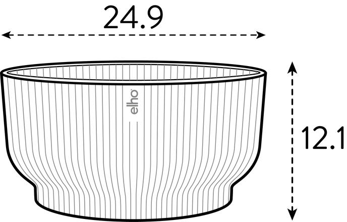 vibes fold bowl 25cm fern green